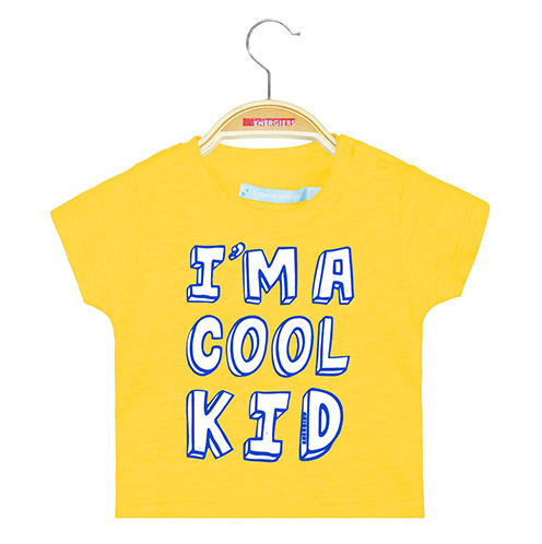 Maglietta per neonato puro cotone con stampa Cool Kids