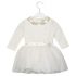 Vestito neonata da cerimonia bianco