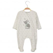 Pagliaccetto neonato con coniglietto