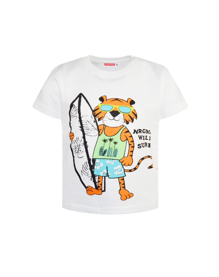Maglietta bambino Surf Tiger