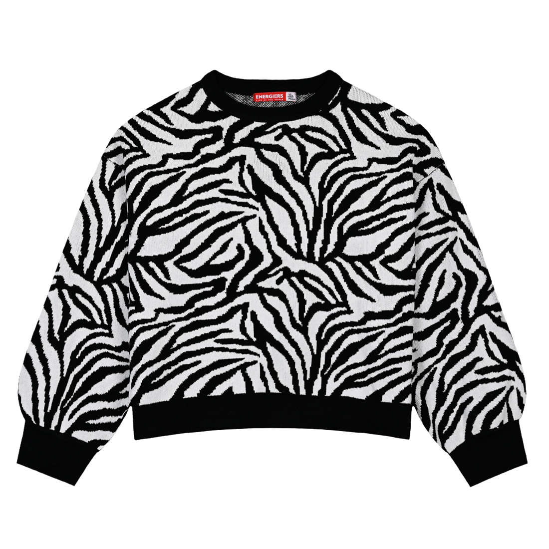 Pullover Zebra in maglia per bambina